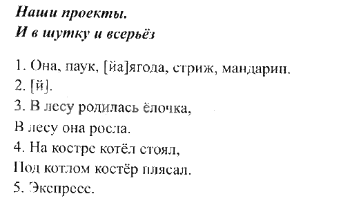 Наши проекты по русскому языку 2 класс